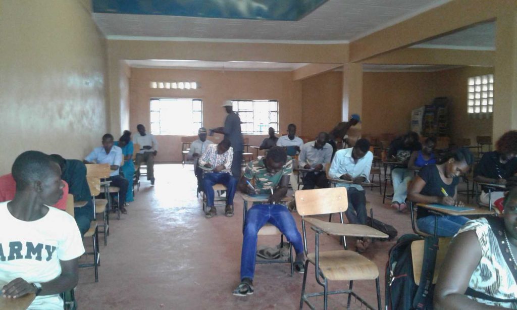 TULC students in Exam
